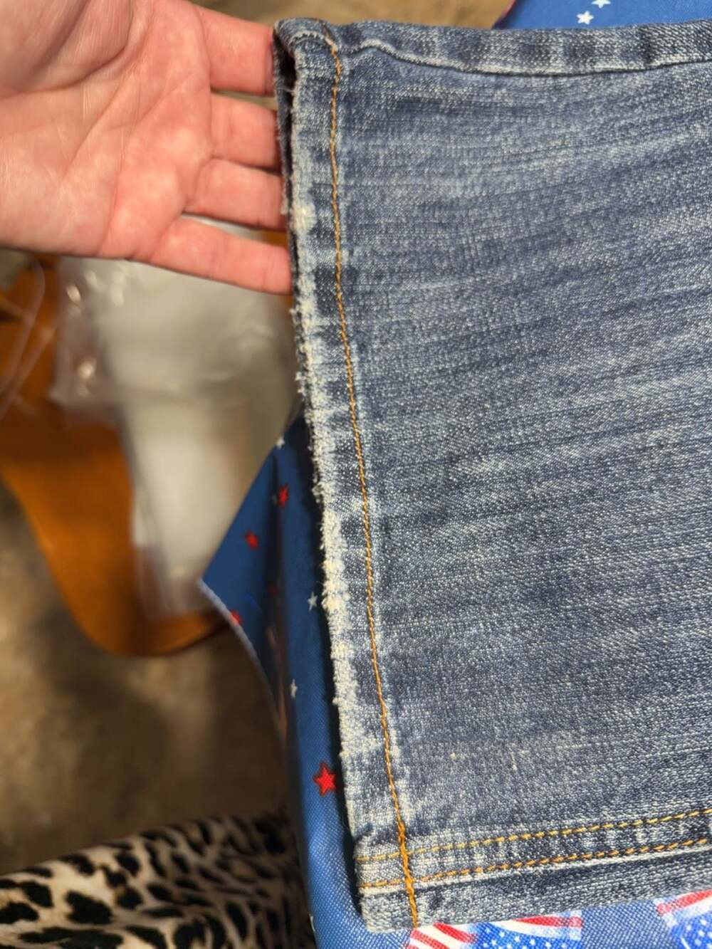 Smarque Distressed Bootcut Jeans - Picture 5 of 9